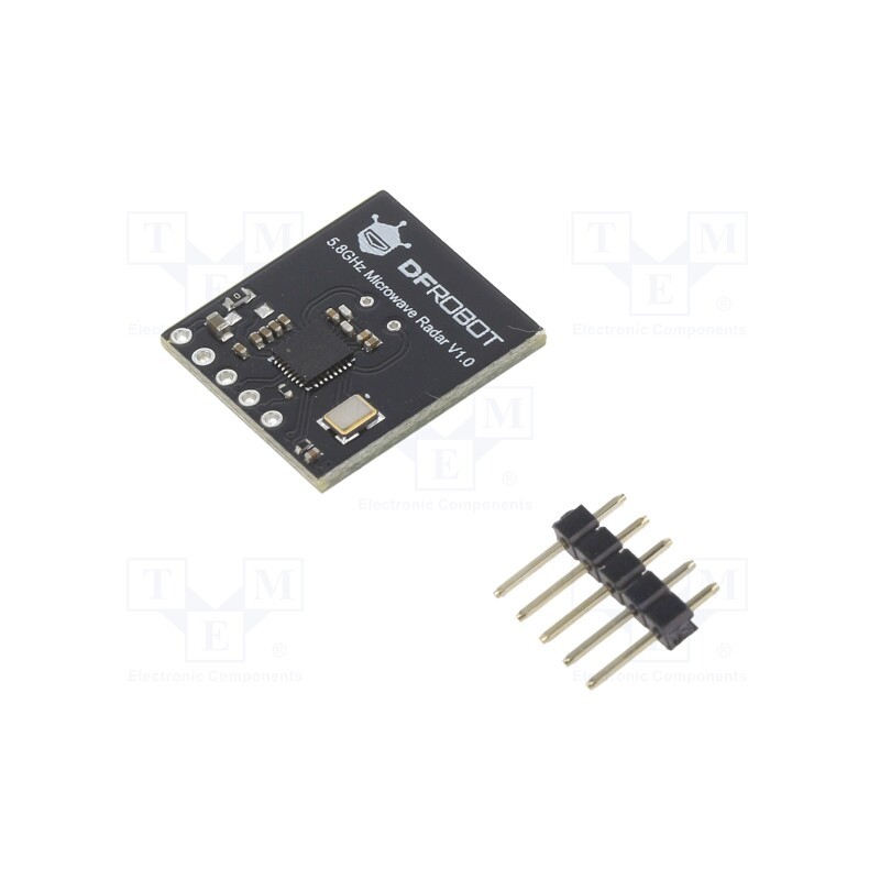 1 pcs x DFROBOT - SEN0521 - Sensor: movement, microwave, 4.5÷5.5VDC, Dim: 20x18mm, 22mA, 120°