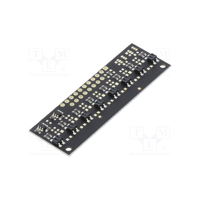 1 pcs x POLOLU - QTR-MD-08A REFLECTANCE SENSOR ARRAY - Sensor: distance, reflective, 2.9÷5.5VDC, analog, Ch: 8, 61x20mm, MD