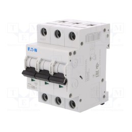 1 pcs x EATON ELECTRIC - PL6-C25/3 - Circuit breaker, 230/400VAC, Inom: 25A, Poles: 3, Charact: C, 6kA