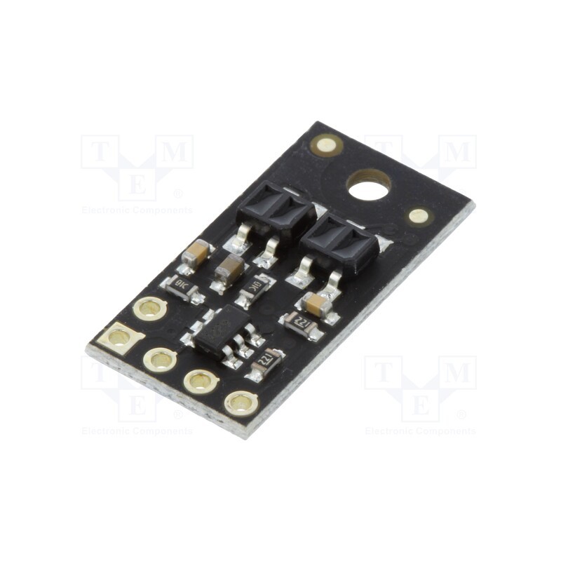 1 pcs x POLOLU - QTR-HD-02RC REFLECTANCE SENSOR ARRAY - Sensor: distance, reflective, 2.9÷5.5VDC, digital, Ch: 2, 10.2x20mm