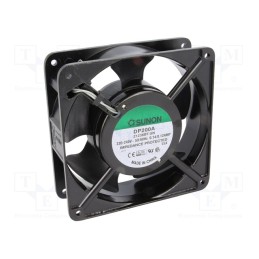 1 pcs x SUNON - DP200A2123XBT.GN - Fan: AC, axial, 230VAC, 120x120x38mm, 165m3/h(±10%), 45dBA, 2850rpm