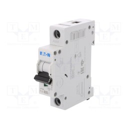1 pcs x EATON ELECTRIC - PL6-B25/1 - Circuit breaker, 230/400VAC, Inom: 25A, Poles: 1, Charact: B, 6kA