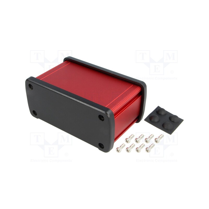 1 pcs x GAINTA - ALUG705RD060 -AS - Enclosure: multipurpose, X: 115.1mm, Y: 69mm, Z: 51.6mm, aluminium