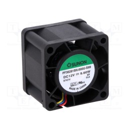 1 pcs x SUNON - PF36281BX-000U-S99 - Fan: DC, axial, 12VDC, 36x36x28mm, 38.74m3/h, 61.9dBA, ball bearing