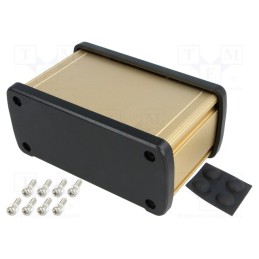 1 pcs x GAINTA - ALUG705GD060 -AS - Enclosure: multipurpose, X: 115.1mm, Y: 69mm, Z: 51.6mm, aluminium