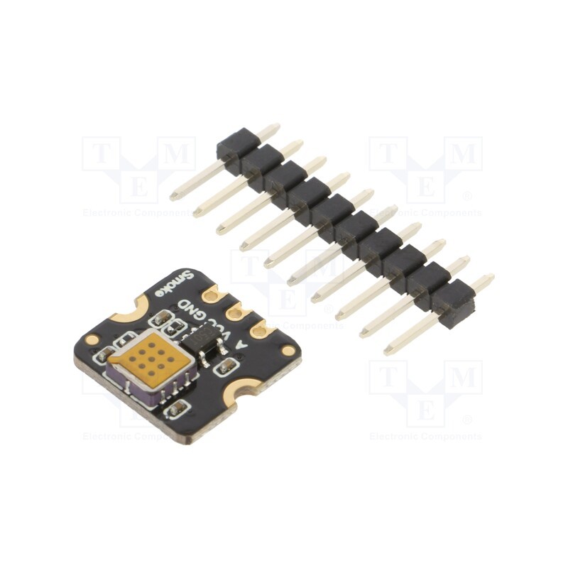 1 pcs x DFROBOT - SEN0570 - Sensor: gas level, smoke, 3.3÷5VDC, 13x13x2.5mm, Range: 10÷1000ppm