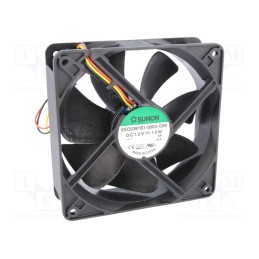 1 pcs x SUNON - EEC0381B1-000U-G99 - Fan: DC, axial, 12VDC, 120x120x38mm, 234.4m3/h, 48dBA, ball bearing