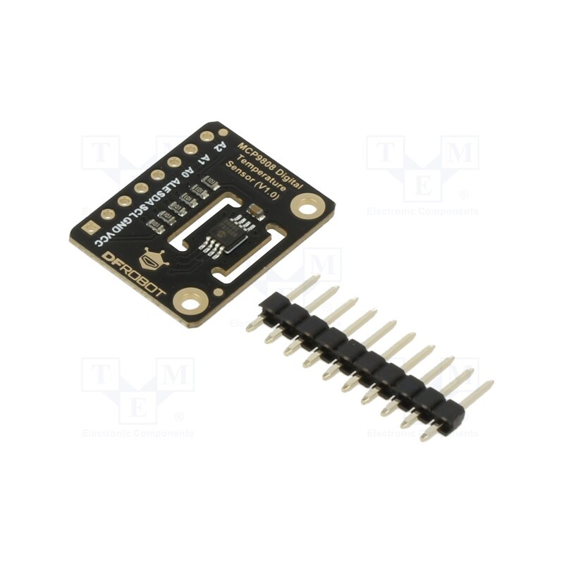 1 pcs x DFROBOT - SEN0435 - Sensor: atmospheric, temperature, I2C, 2.7÷5.5VDC, IC: MCP9808