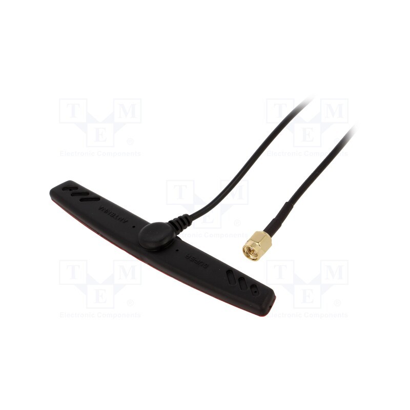 1 pcs x SR PASSIVES - GSM-ANT108 - Antenna, GSM, 2.5dBi, linear, for ribbon cable, 50Ω, male,SMA