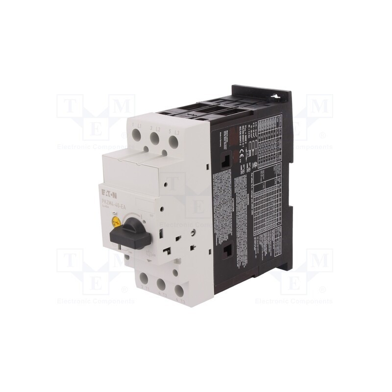 1 pcs x EATON ELECTRIC - PKZM4-40-EA - Motor breaker, 20kW, 220÷690VAC, for DIN rail mounting, IP20