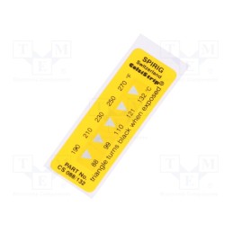 1 pcs x SPIRIG - CS-088/132 - Temperature indicator, 88°C,99°C,110°C,121°C,132°C, °C,°F