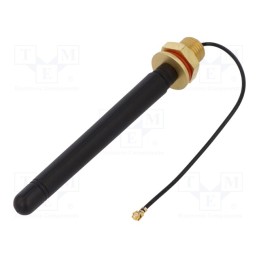 1 pcs x SR PASSIVES - GSM-ANT110 - Antenna, GSM, 2dBi, linear, screw type, 50Ω, I-PEX (u.FL), -40÷85°C