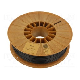 1 rol x ROSA 3D - 5907753130549 - Filament: ASA, 1.75mm, black, 220÷250°C, 700g, Table temp: 90÷110°C