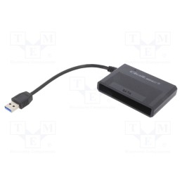 1 pcs x QOLTEC - 50644 - USB to SATA adapter, SATA plug,USB A plug, 0.13m