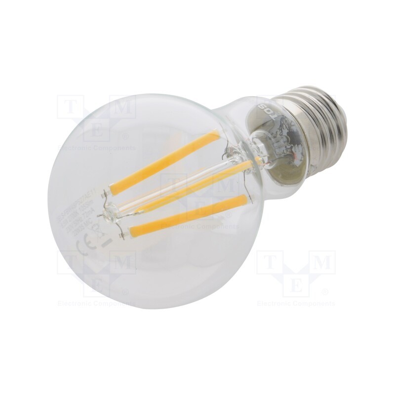 1 pcs x TOSHIBA LED LIGHTING - DELS-FBW48P527AE11 - LED lamp, warm white, E27, 230VAC, 1055lm, 8.5W, 270°, 2700K