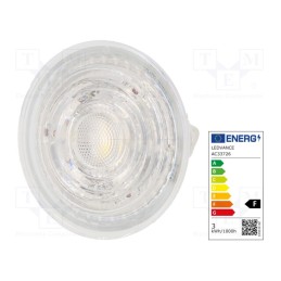 1 pcs x ams OSRAM - 4058075431317 - LED lamp, neutral white, GU5,3, 12VAC, 230lm, P: 2.6W, 36°, 4000K