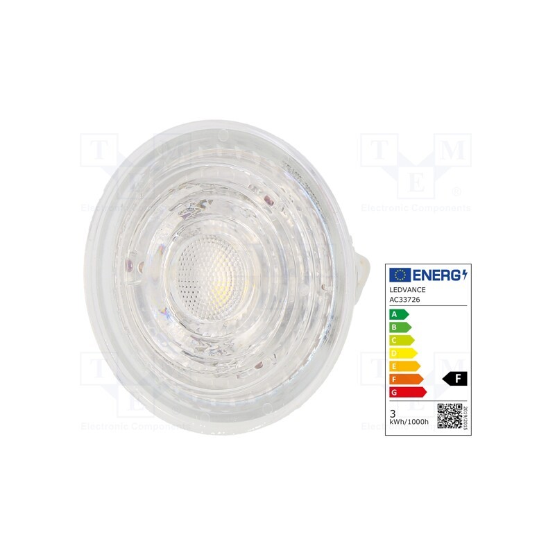 1 pcs x ams OSRAM - 4058075431317 - LED lamp, neutral white, GU5,3, 12VAC, 230lm, P: 2.6W, 36°, 4000K