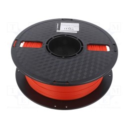 1 rol x GEMBIRD - 3DP-PLA1.75-01-FR - Filament: PLA, 1.75mm, bright red, 190÷220°C, 1kg