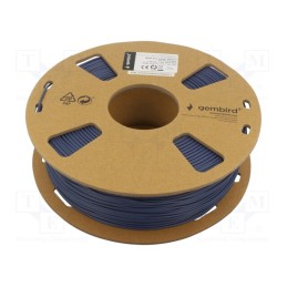 1 rol x GEMBIRD - 3DP-PLA-01-MTNB - Filament: PLA-MATT, 1.75mm, navy blue, 190÷220°C, 1kg