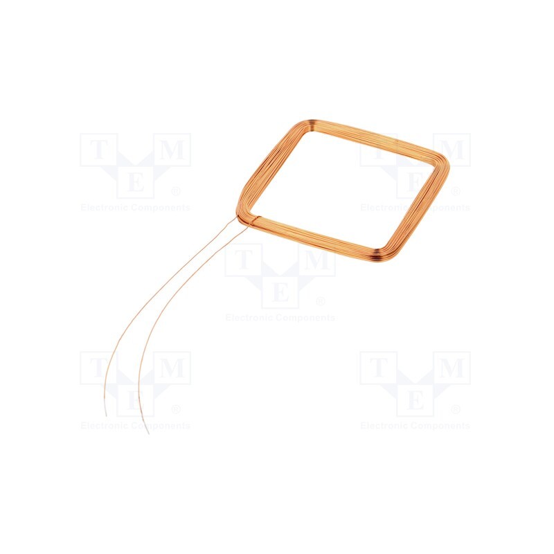 1 pcs x SR PASSIVES - CP-314UH-26-26-15 - Antenna, RFID, 125kHz, Body dim: 33x33x1.5mm, 314uH