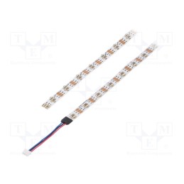 1 pcs x LUMEX - SMS-50007-30-N5R - LED tape, RGB, 5VDC, 120°, No.of diodes: 60, Dim: 504x6mm, 5mA