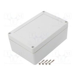 1 pcs x KRADEX - ZP150.100.60SJ TM PC - Enclosure: multipurpose, X: 100mm, Y: 150mm, Z: 60mm, ZP, light grey
