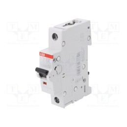 1 pcs x ABB - 2CDS251025R0634 - Circuit breaker, 230VAC, Inom: 63A, Poles: 1, Charact: C, 6kA, IP20