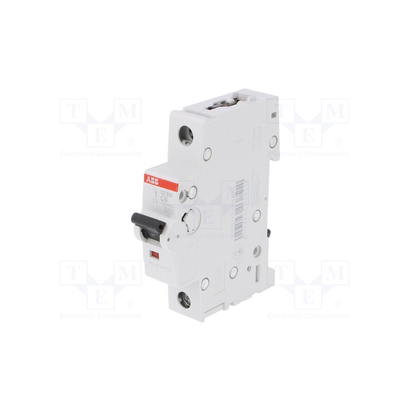 1 pcs x ABB - 2CDS251025R0064 - Circuit breaker, 230VAC, Inom: 6A, Poles: 1, for DIN rail mounting