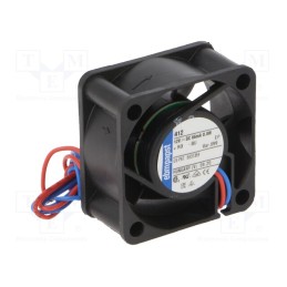 1 pcs x EBM-PAPST - 412-099 - Fan: DC, axial, 12VDC, 40x40x20mm, 10m3/h, 18dBA, slide bearing
