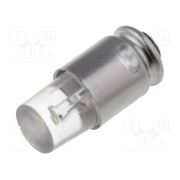 1 pcs x MARL - 205-993-23-38 - LED lamp, white warm, S5,7s, 24÷28VDC, No.of diodes: 1, -30÷75°C