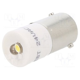 1 pcs x CML INNOVATIVE TECHNOLOGIES - 1860235L3 - Indicator: LED, BA9S,T10, white warm, plastic, 24VAC, 24VDC, 3mm