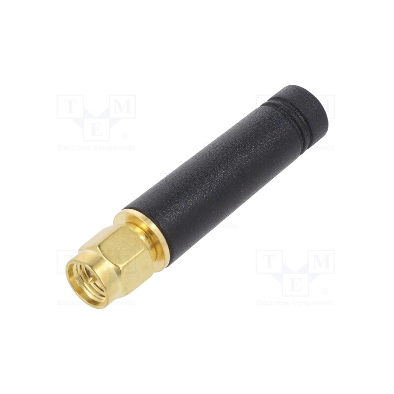 1 pcs x 2J - 2J0A02-2,4GHZ-C91G - Antenna, Bluetooth,WiFi, 2dBi, twist-on, 2.4GHz, male,SMA, 44mm