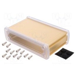 1 pcs x GAINTA - ALUG706GD080-C -AS - Enclosure: multipurpose, X: 146.6mm, Y: 89mm, Z: 41.6mm, aluminium