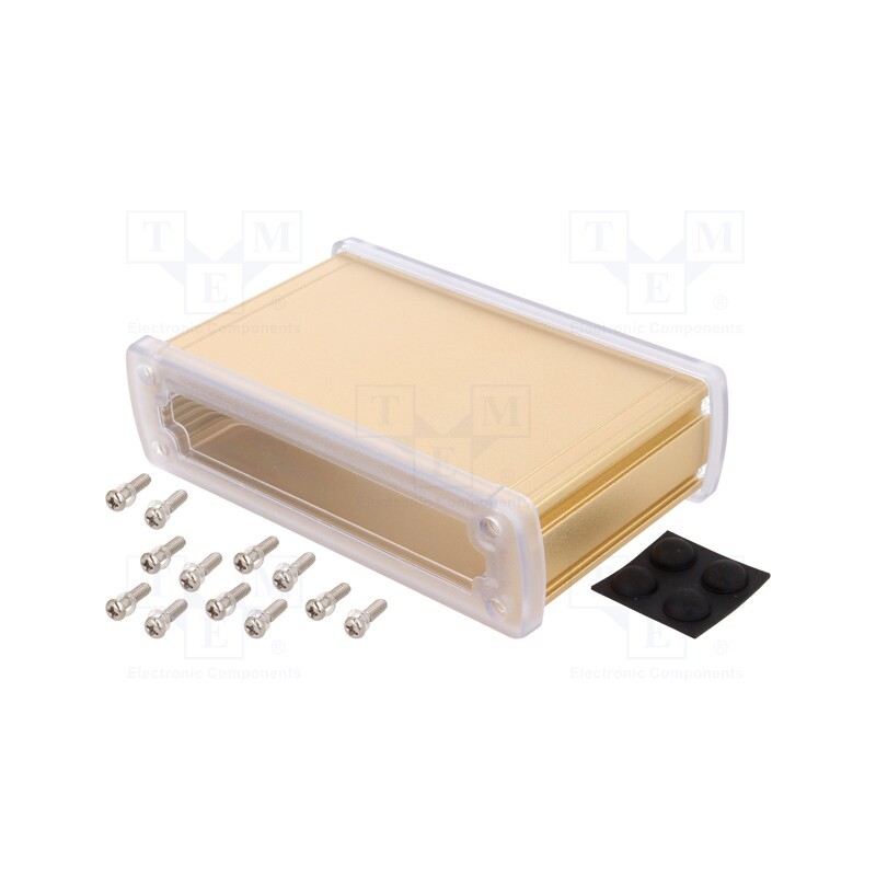 1 pcs x GAINTA - ALUG706GD080-C -AS - Enclosure: multipurpose, X: 146.6mm, Y: 89mm, Z: 41.6mm, aluminium