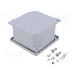 1 pcs x ILME - APV 9 - Enclosure: multipurpose, X: 100mm, Y: 100mm, Z: 59mm, aluminium, grey