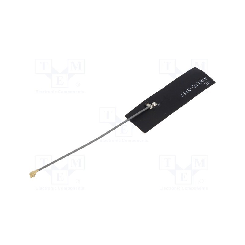 1 pcs x YIC - ATIFLTE-5717-80 - Antenna, 4G,LTE, 2dBi, linear, 56.59x16.53mm, IPEX, -40÷85°C