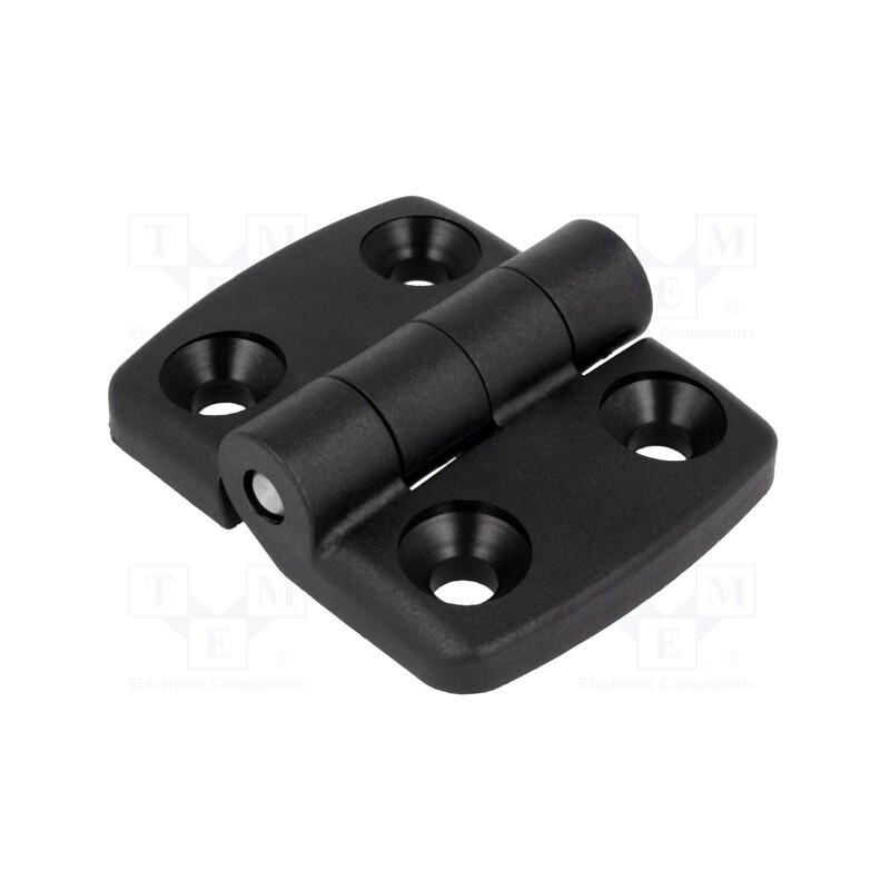 1 pcs x FATH - 095K3030F00 - Hinge, Width: 59mm, polyamide, black, H: 48mm