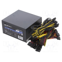 1 pcs x QOLTEC - 50347 - Power supply: computer, ATX, 1600W, Application: Bitcoin Miner