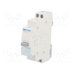 1 pcs x HAGER - SVN351 - Module: pushbutton switch, 230VAC, 16A, for DIN rail mounting