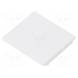 1 set x TOPMET - V4970022 -AS - Cap for LED profiles, grey, 2pcs, ABS, Kind of shutter: D