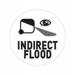 Indirect work lamp 18w 1500 lumens