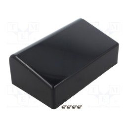 1 pcs x HAMMOND - 1595CBK - Enclosure: desktop, 1595, X: 161mm, Y: 96mm, Z: 58mm, ABS, black