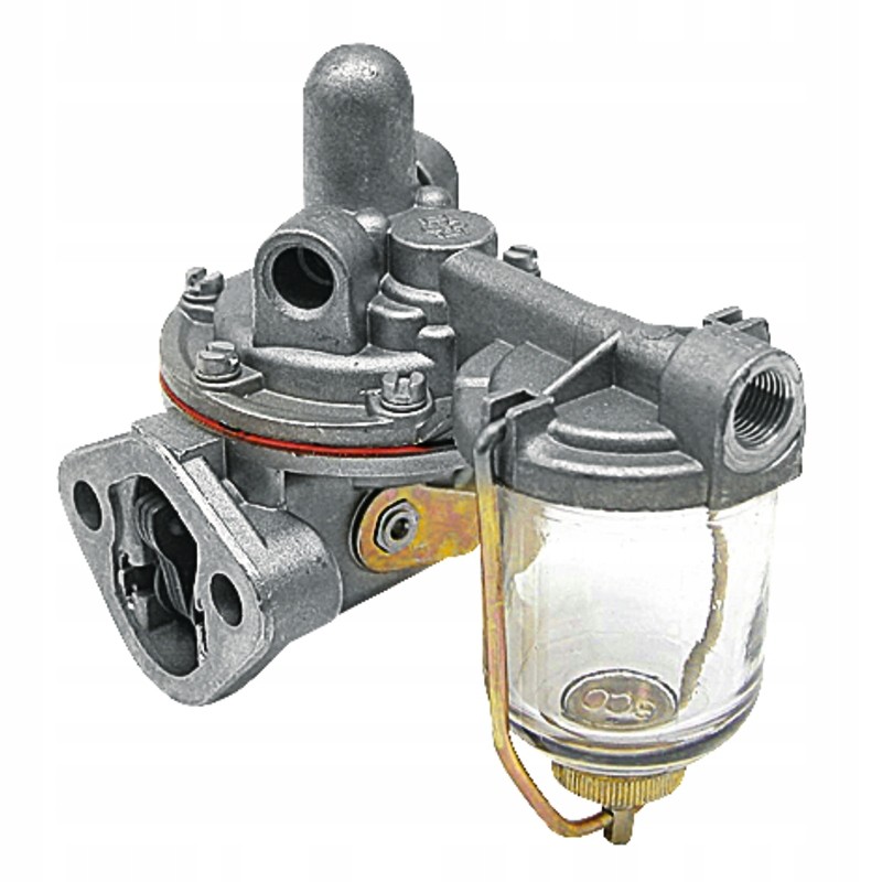 Diaphragm pump feeding granite