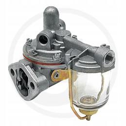 Diaphragm pump feeding granite