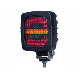 Combined rear lamp with a handle