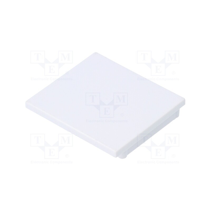 1 set x TOPMET - V4970001 -AS - Cap for LED profiles, white, 2pcs, ABS, Kind of shutter: D