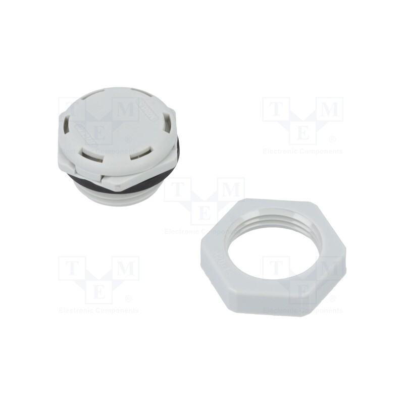 1 pcs x OBO BETTERMANN - 109 M20 LGR - Pressure compensation device, IP68, Thread: M20, Body: light grey