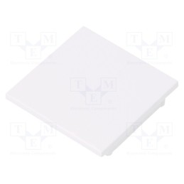 1 set x TOPMET - V4960001 -AS - Cap for LED profiles, white, 2pcs, ABS, Kind of shutter: C