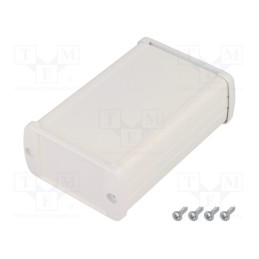1 pcs x TEKO - TEKAM 12.7 -AS - Enclosure: multipurpose, TEKAM, X: 60mm, Y: 100mm, Z: 31mm, aluminium