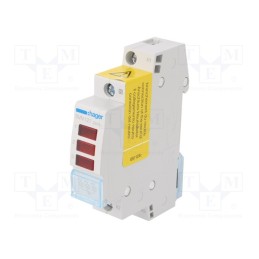 1 pcs x HAGER - SVN127 - Module: voltage indicator, 230VAC, IP20, for DIN rail mounting